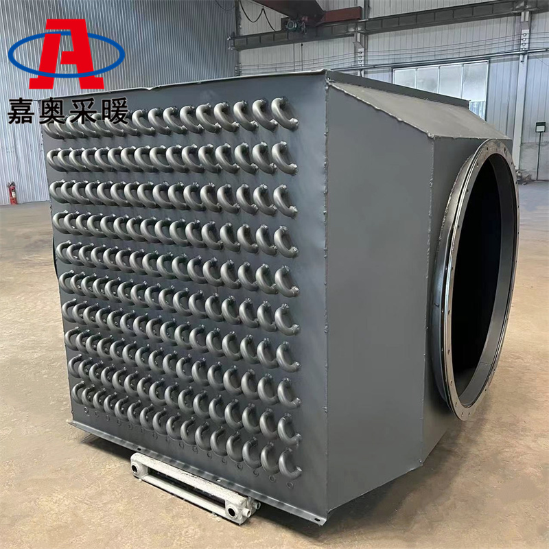 养鸡场用余热回收蒸发器冷凝器 钢制绕翅片管散热片价格表
