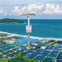 海域虾蟹养殖区水质PH溶解氧在线监测仪 山塘养殖水质监控系统