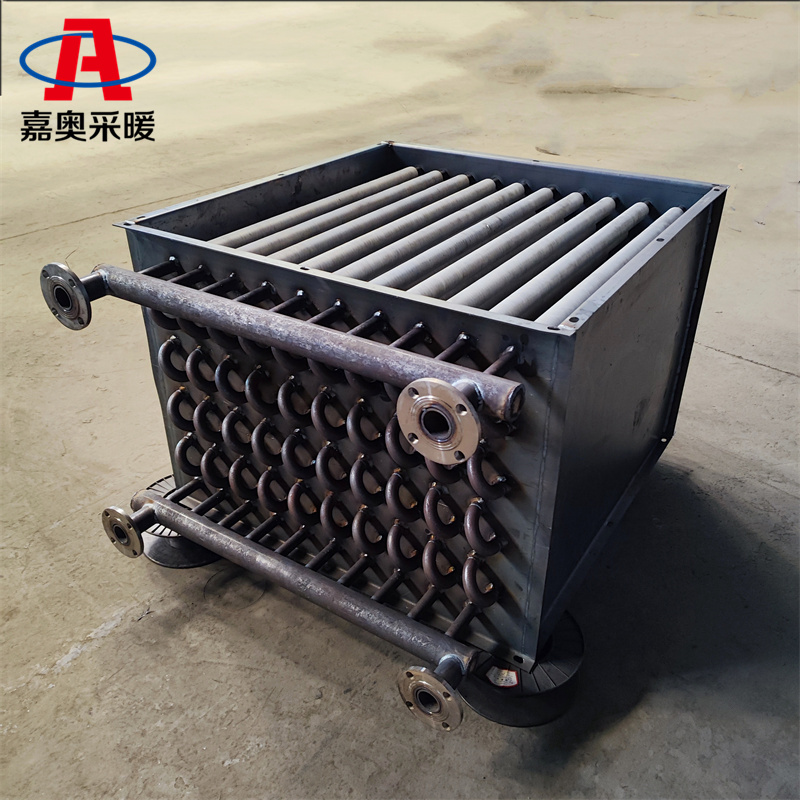 蘑菇大棚用空汽冷凝器冷却器 碳钢蒸汽卧式耐腐蚀散热器