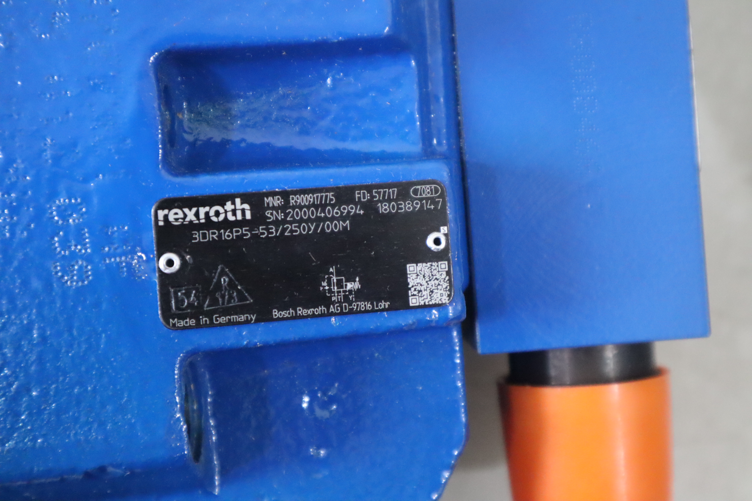 3DR16P5-52/250Y/00M R900917775 德国力士乐REXROTH比例减压阀