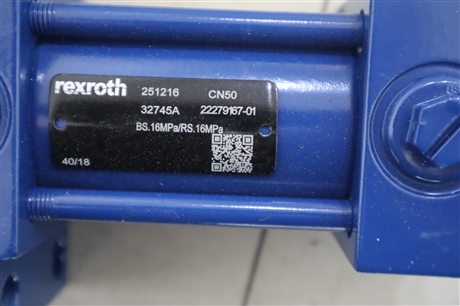 32745A 22279167-01 BS.16MPa/RS.16MPa 40/18 251216 CN50 力士乐