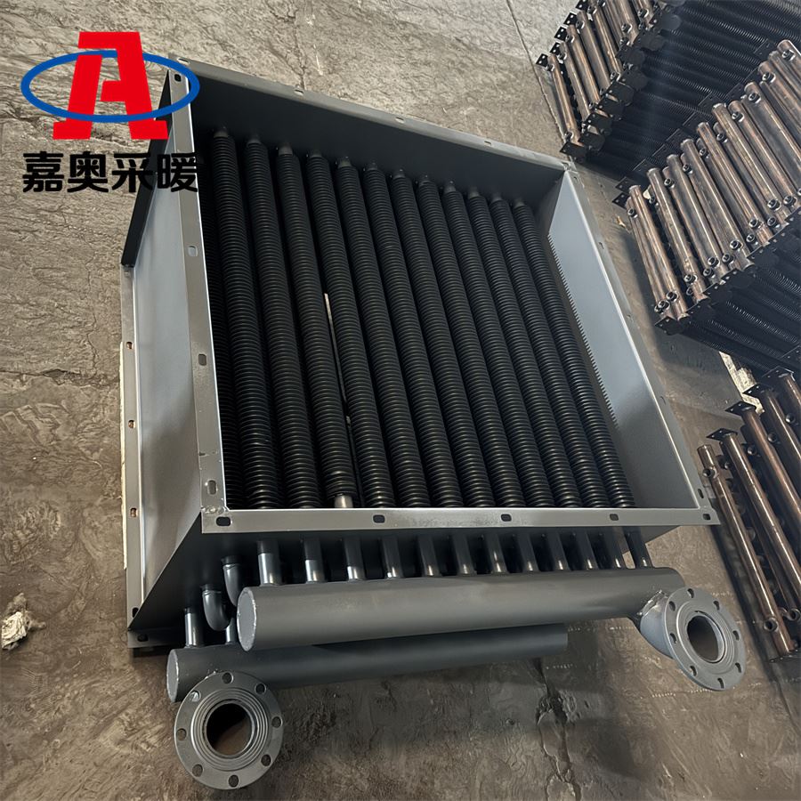 大型车间用SRZ管翅式散热器 化工气气换热器散热量计算