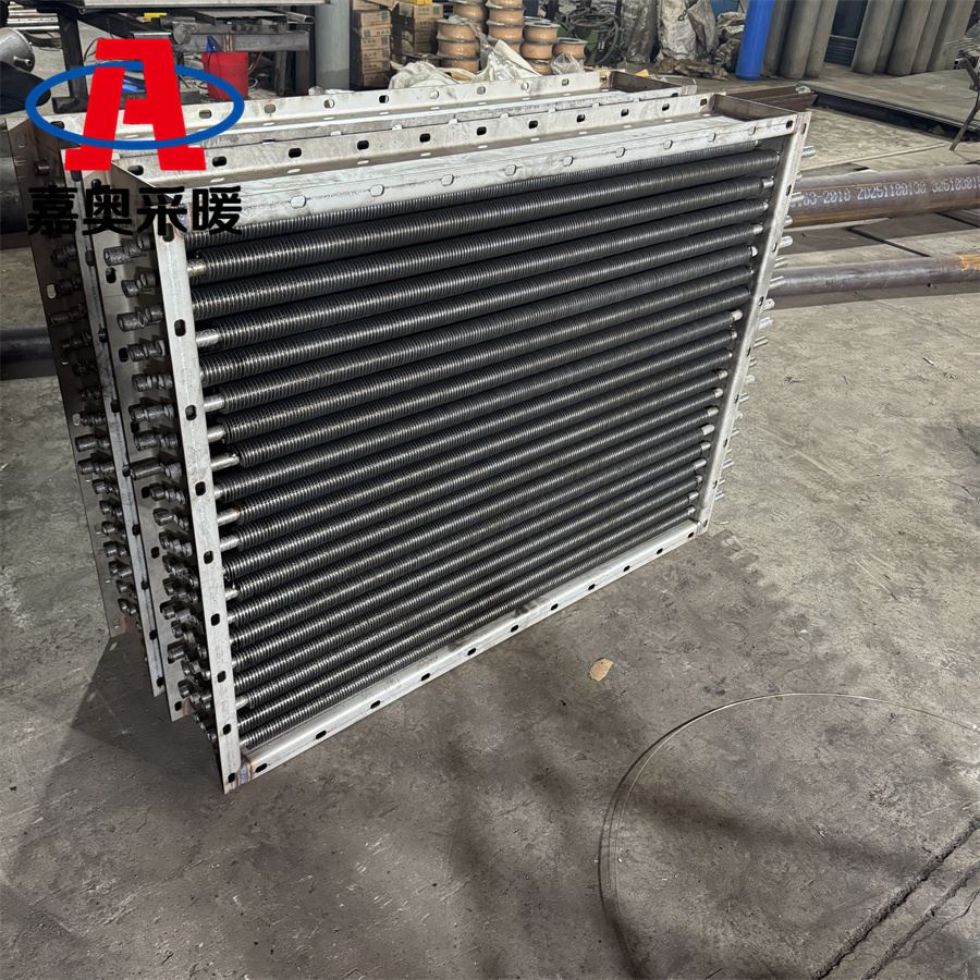 花卉大棚用立式化工机械冷却器 小型气气换热器型号大全