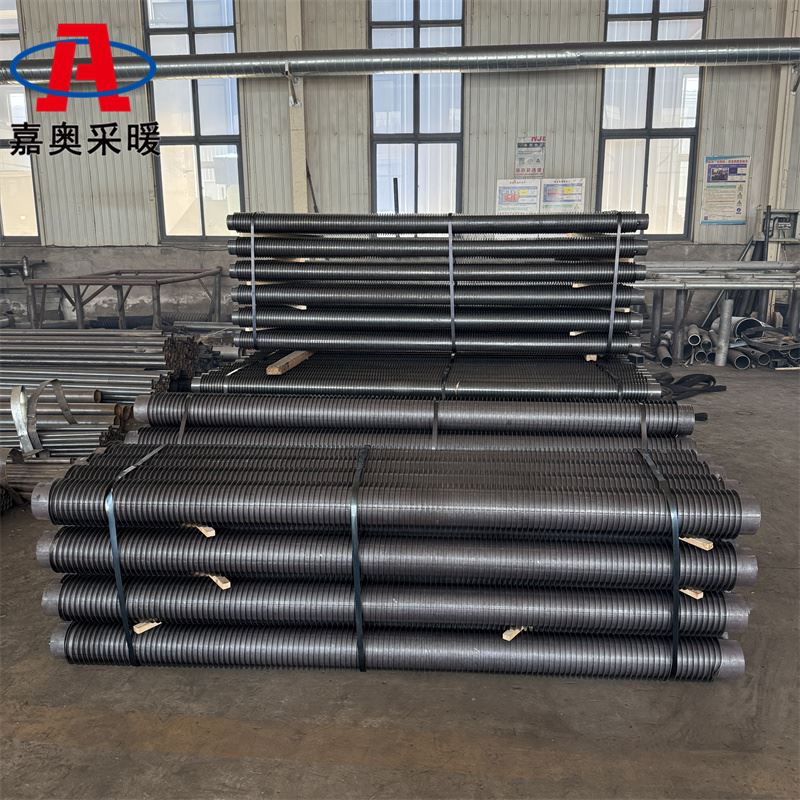 养牛场用无缝翅片管  高频焊翅片管带法兰批发厂家