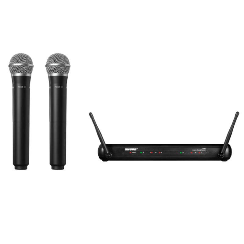 Shure 舒爾 SVX288/PG58 雙人聲手持無線話筒 一拖二無線話筒
