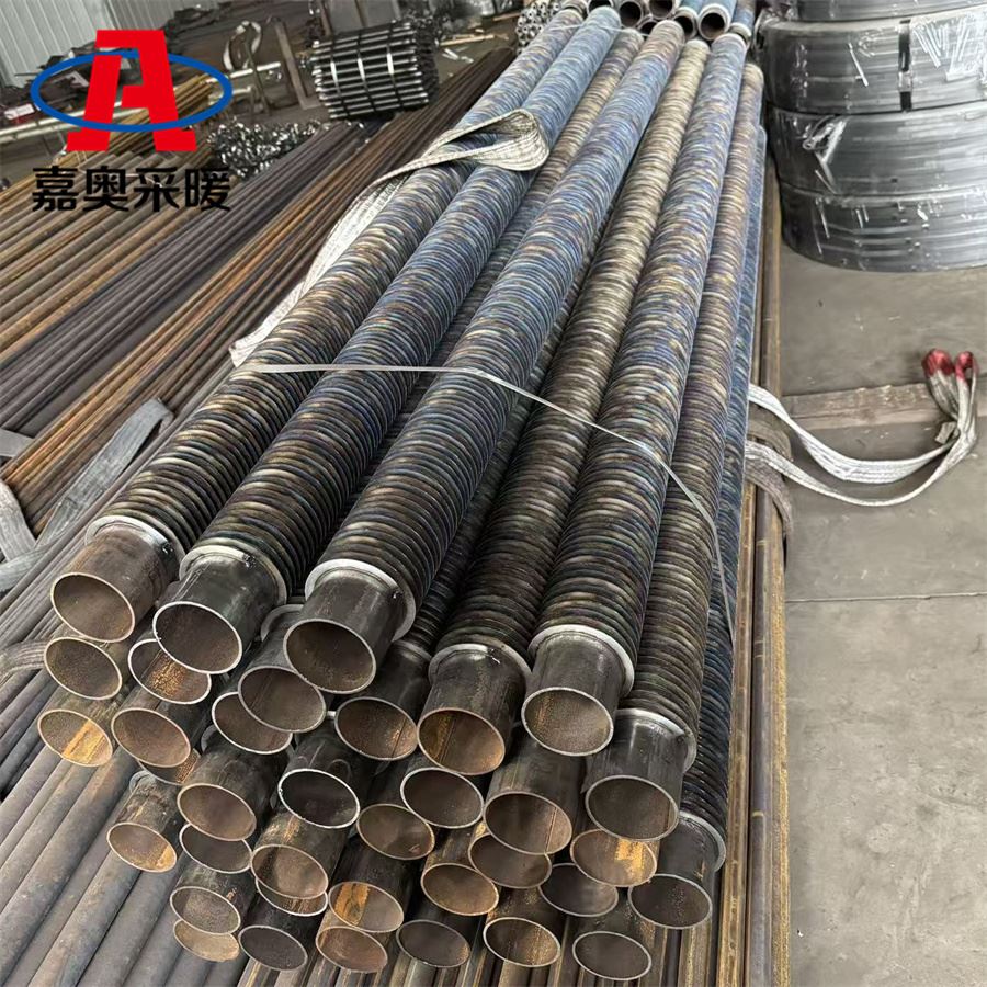 养牛场用无缝翅片管  钢铝复合不锈钢翅片管厂家