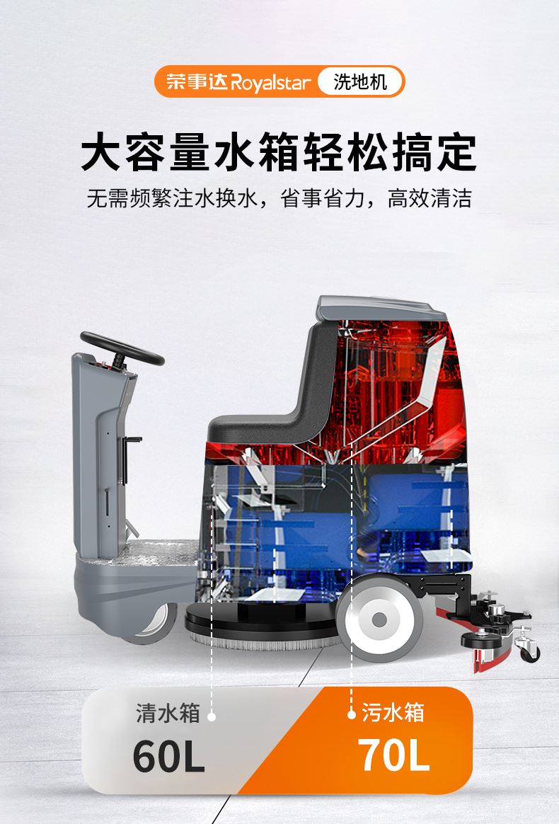 驰诚 多功能 扫地机 操作简单清扫车 生产厂家