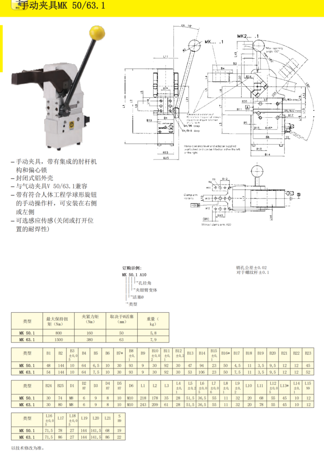 TUNKERS止回阀气爪V2 63.1 BR3 A10 T12 90