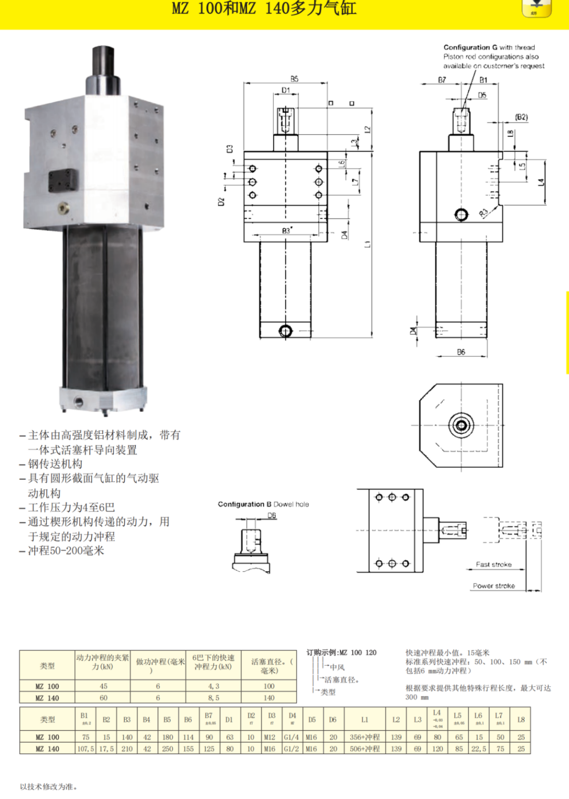 TUNKERS基本气爪V2 63.1 BR3 A10 T12 60