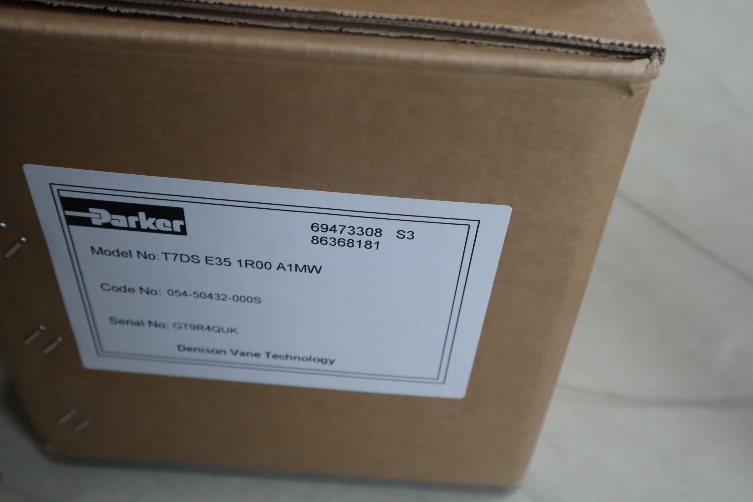 T7DS E35 1R00 A1MW 054-50432-000S 美国派克PARKER叶片泵