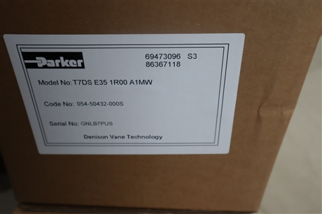 T7DS E35 1R00 A1MW 054-50432-000S 美国派克PARKER叶片泵