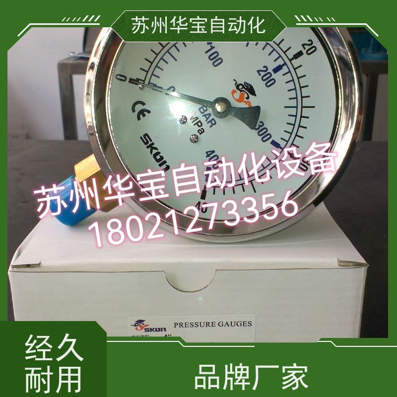 径向耐震压力表0-250BAR原装台湾协钢SKON压力表0-25MPA