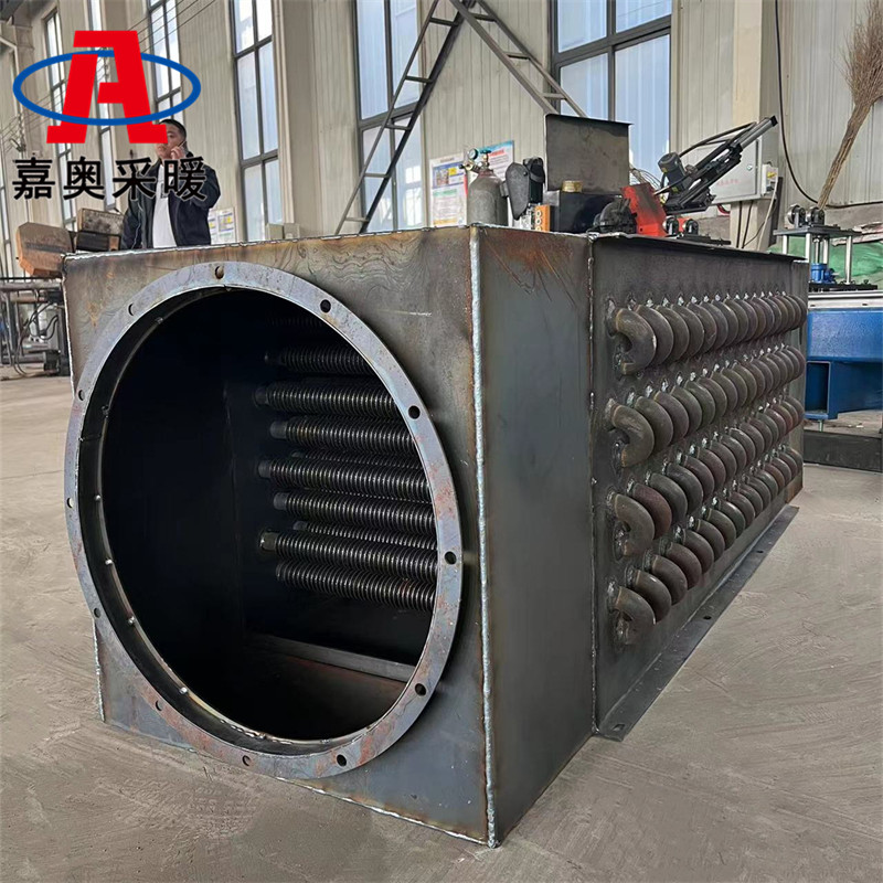 温室用烘房翅式散热片 管式气气换热器制造商