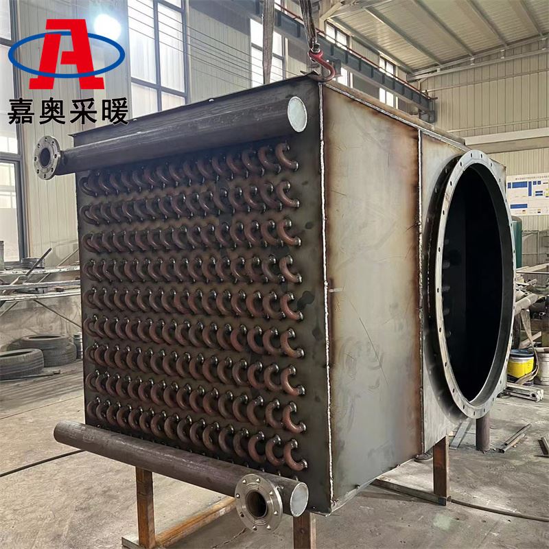 草莓大棚用列管式散热管 翅片散热器空气加热散热器