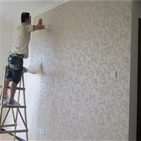 深圳墙布贴装服务  无纺布PVC金属织绒无缝墙布，29.8元//平方