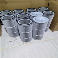 覆膜阻燃粉尘滤筒350*600 除尘滤芯