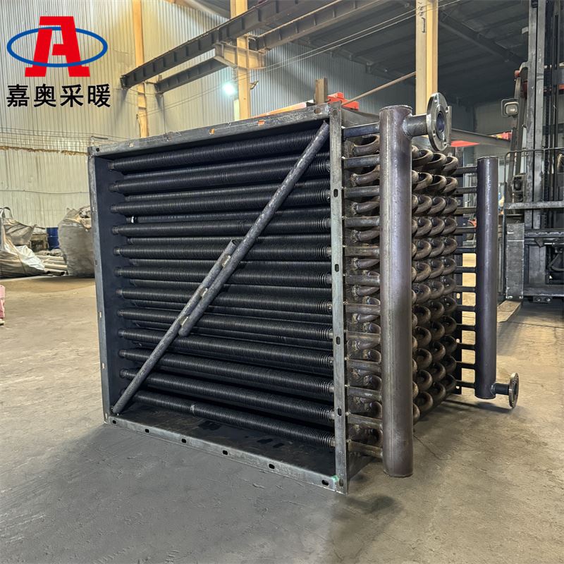 养牛场用内翅片换热器 蒸汽翅片换热器散热量