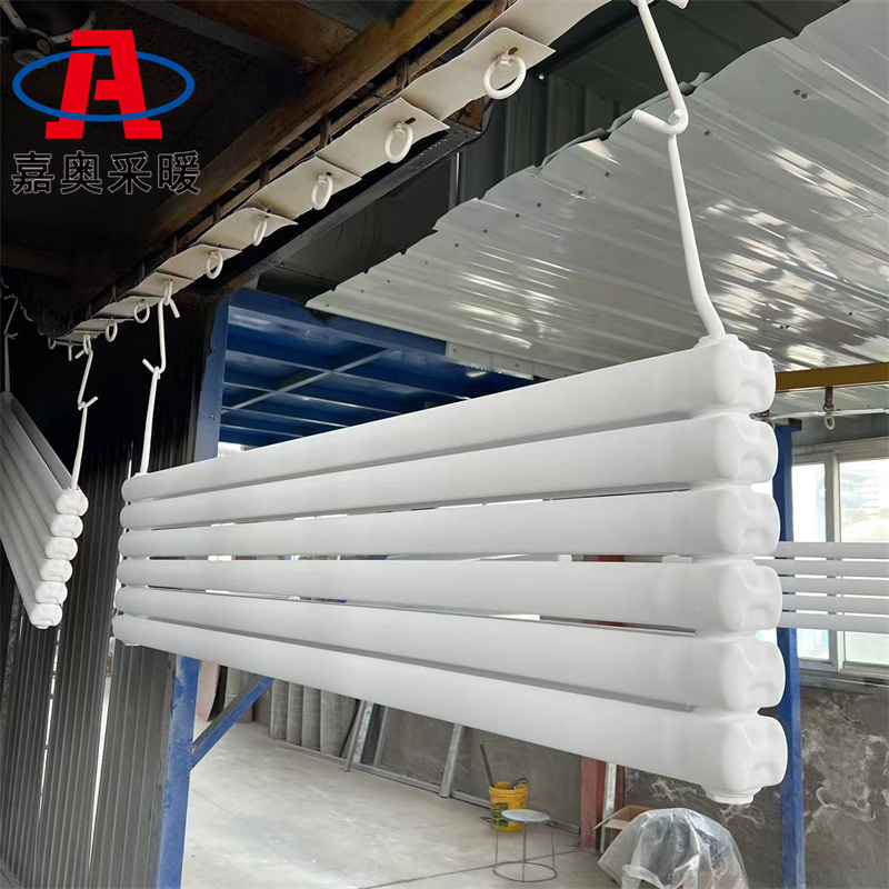 印染厂用钢制圆六柱暖气片安装