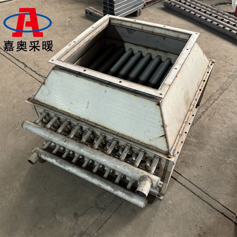 葡萄大棚用SRL蒸汽水换热器 钢制翅片式散热片品牌