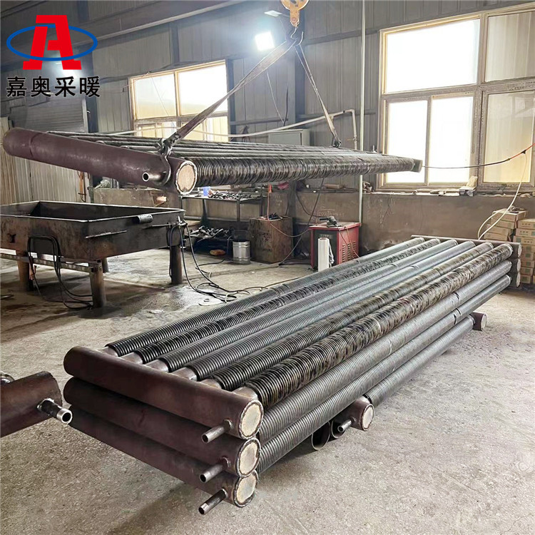 养牛场用钢铝挤压翅片管散热器 钢管翅片散热器供应商