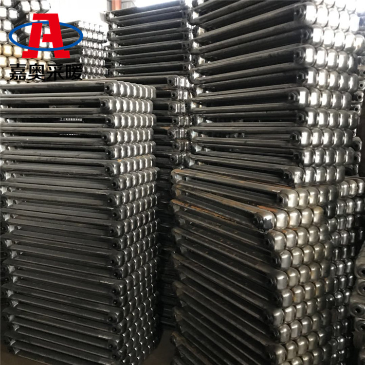 温室用椭圆管钢六柱暖气片图片