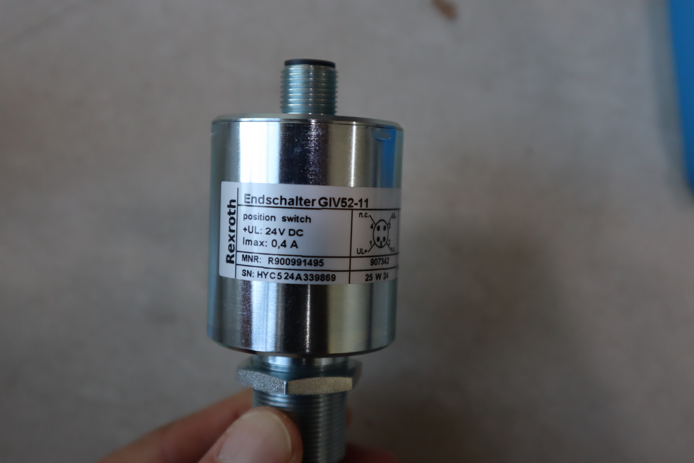 R900991495 GIV52-11 德国REXROTH力士乐限位开关 角度传感器