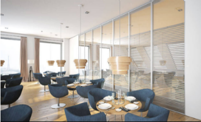 实用-配有智能内部百叶窗手动玻璃配有内部百叶窗，为您提供极致