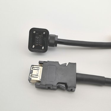 三菱伺服电机编码器电缆 动力线 刹车电缆 伺服马达信号插头