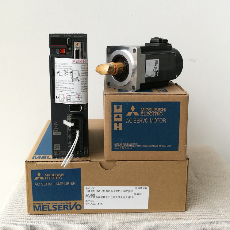 三菱伺服电机400WHG-KN43J-S100MR-JE-40A40B40C伺服驱动器放大器