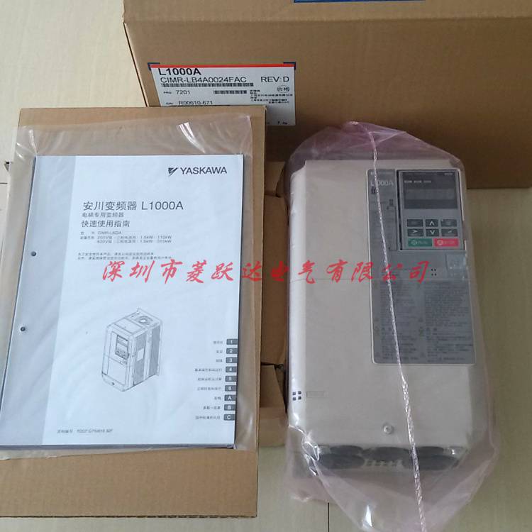 安川L1000A变频器11KWCIMR-LB4A0024FACFAA电梯专用型