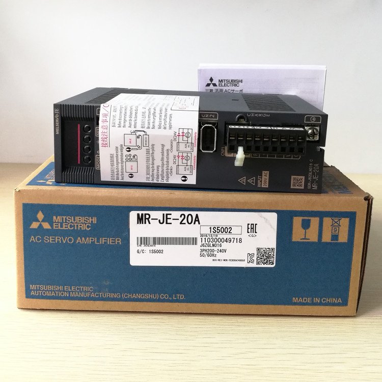 三菱伺服代理商MR-JE-100A100BJE-100C1KW伺服驱动器系统优势现货