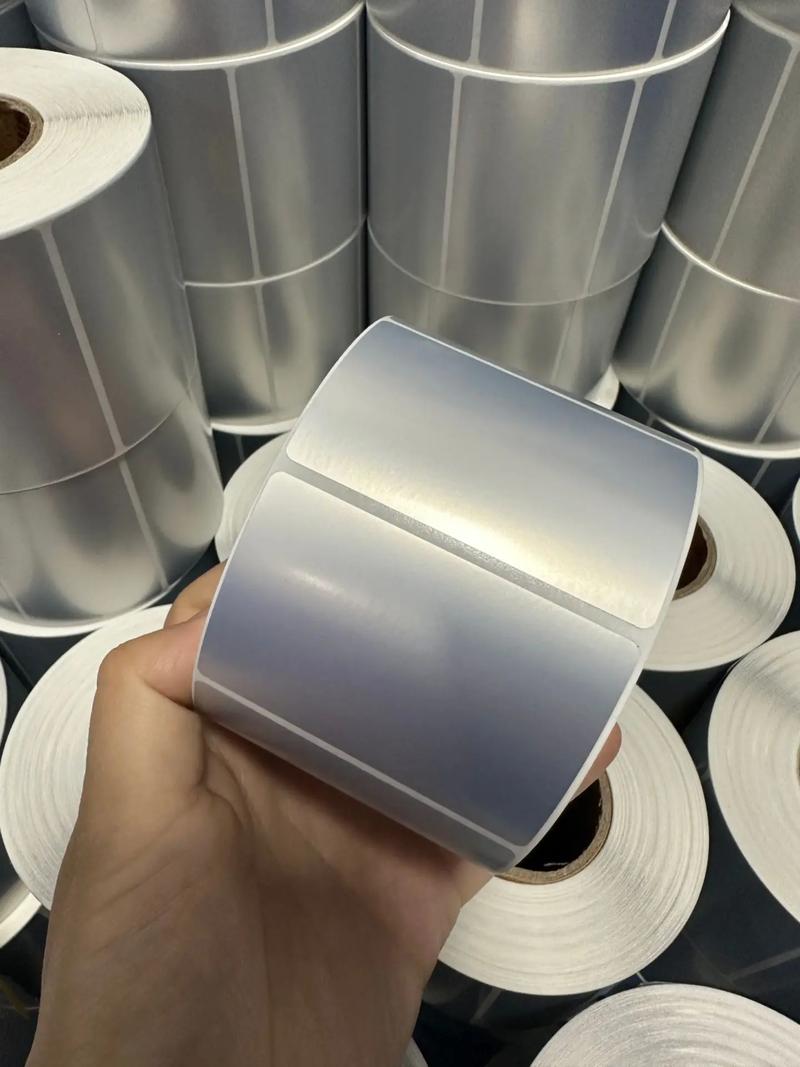 80g copperplate paper white background adhesive label paper with clear printing and strong adhesion