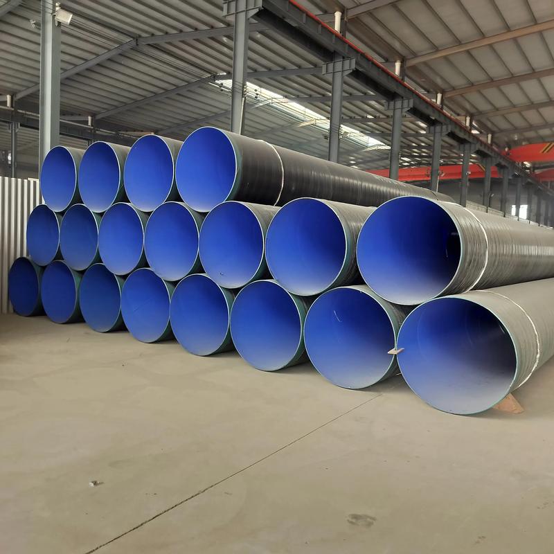 The three cloth and five oil process for epoxy coal tar anti-corrosion steel pipes is suitable for underground pipeline anti-corrosion engineering