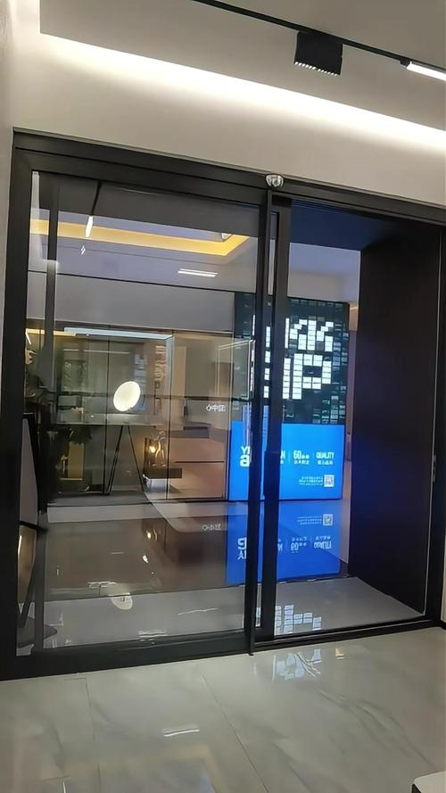 1628三联动推拉门重型铝合金静音轨道阳台隔断