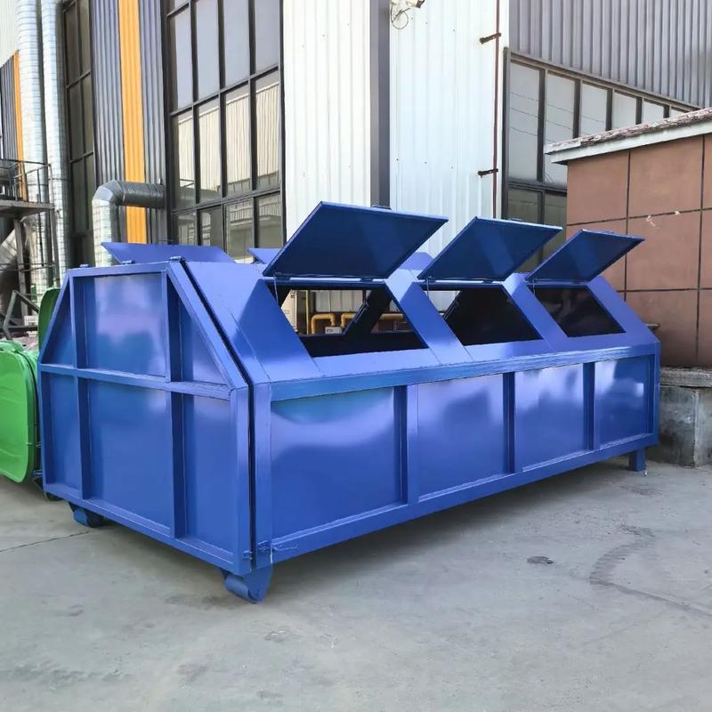 户外大型垃圾分类箱 街道物业用加厚金属垃圾桶