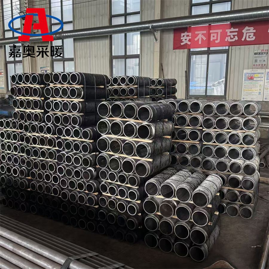 蒸汽无缝钢管无缝钢铝翅片管  翅片管冷凝器安装