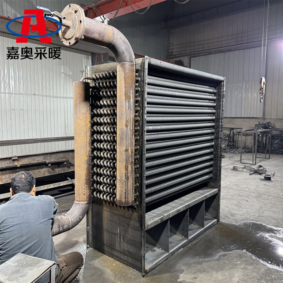 木材烘干用立式化工机械冷却器 铝扎管空气散热器图集