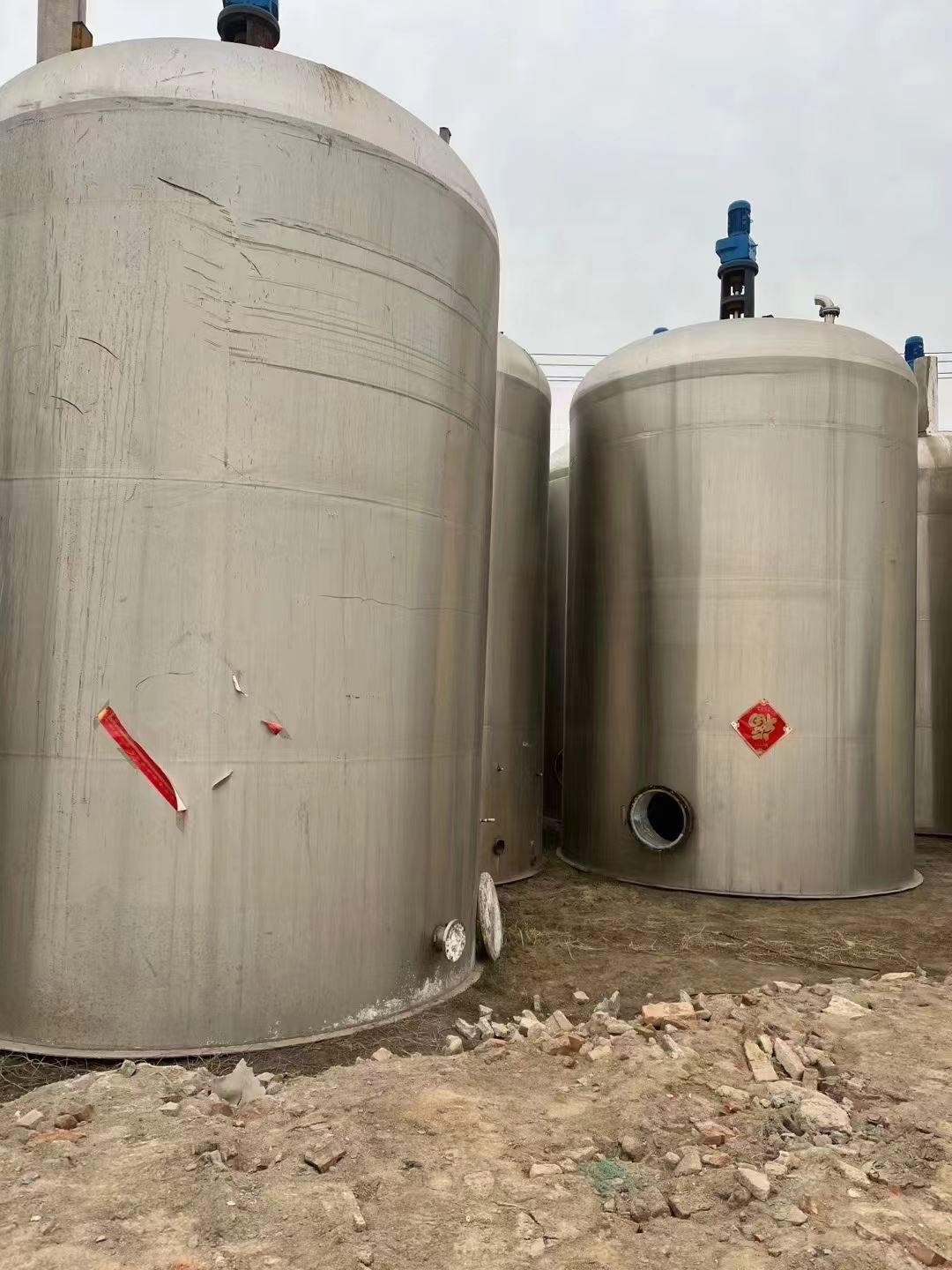 不锈钢储罐储存 食品加工用冷水罐回收 流体设备回收