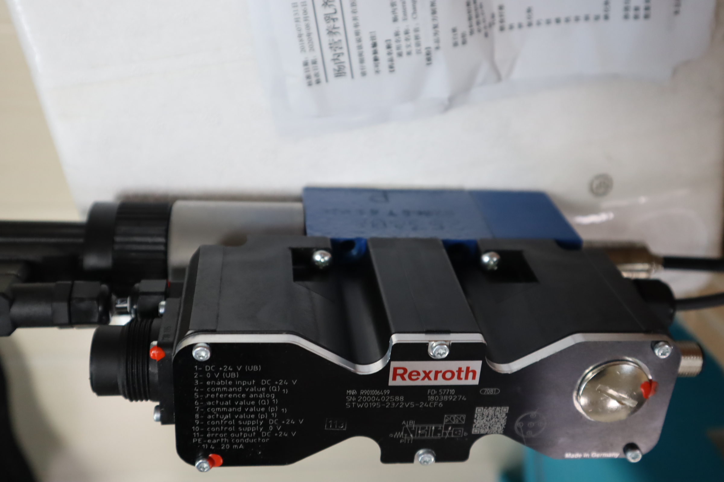 STW0195-22/2V5-24CF6 R901006499 德国力士乐REXROTH比例阀