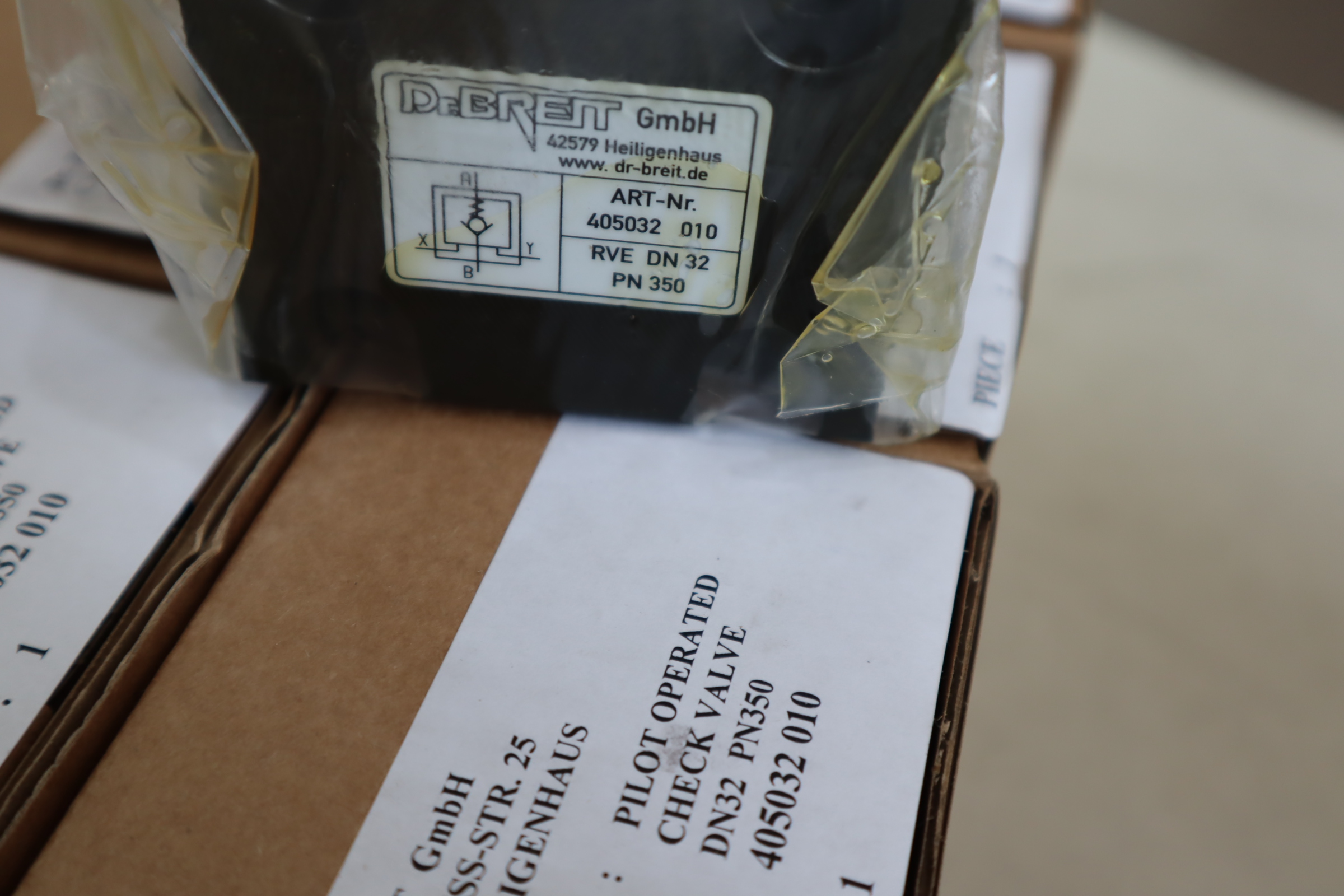 Dr.BREIT GmbH ATR-Nr. 405032010 RVE DN32 PN350 42579 