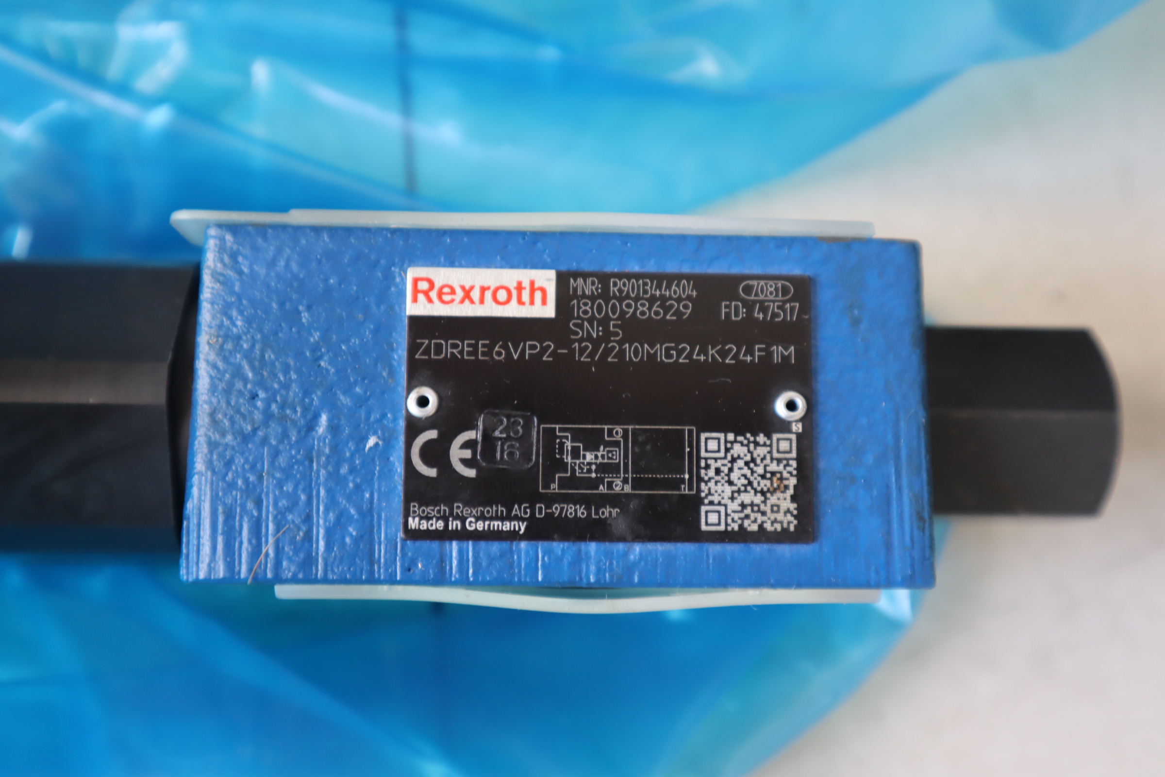 ZDREE6VP2-12/210MG24K24F1M R901344604 力士乐REXROTH减压阀