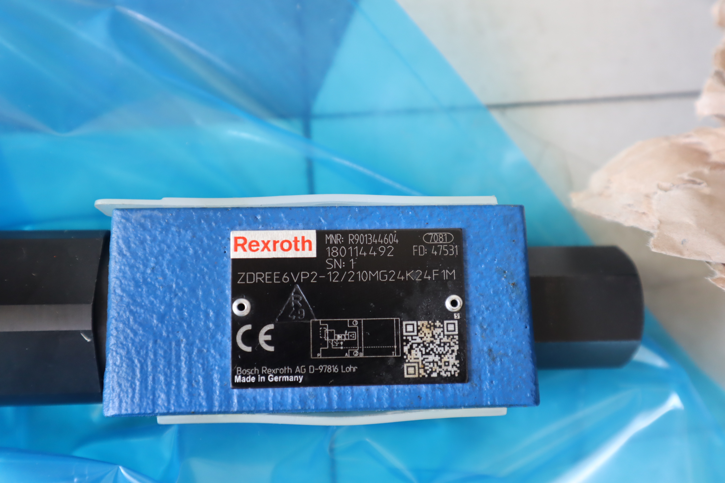 ZDREE6VP2-12/210MG24K24F1M R901344604 力士乐REXROTH减压阀