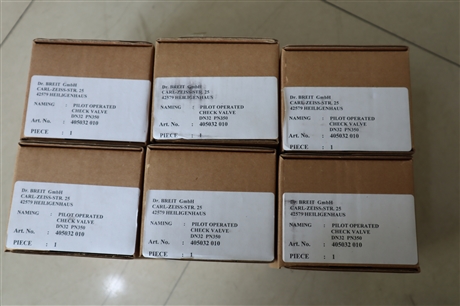 Dr.BREIT GmbH ATR-Nr. 405032010 RVE DN32 PN350 42579 