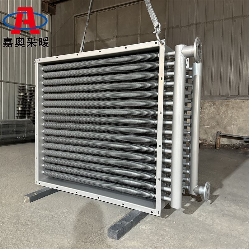 煤矿用螺旋翅片管烟气加热器 气气换热器工作原理