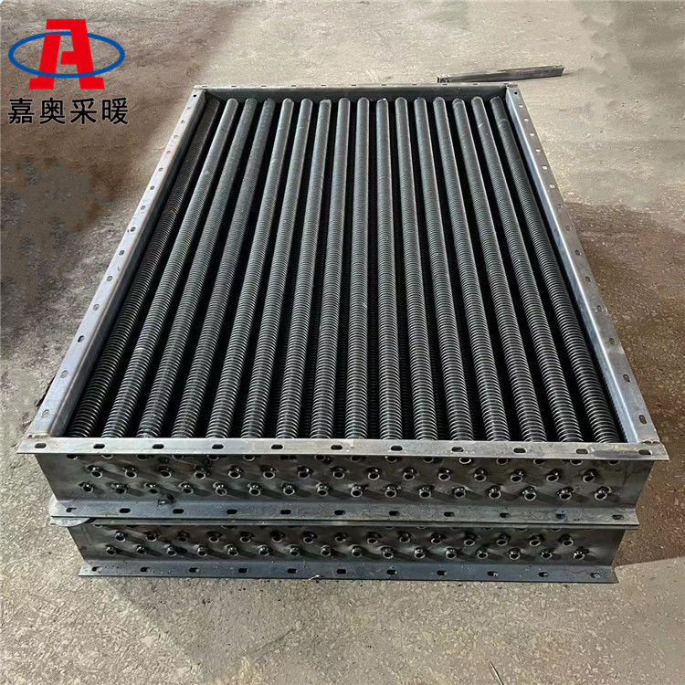 烘干蒸汽用无缝管翅片管散热器 80翅片管散热器散热量