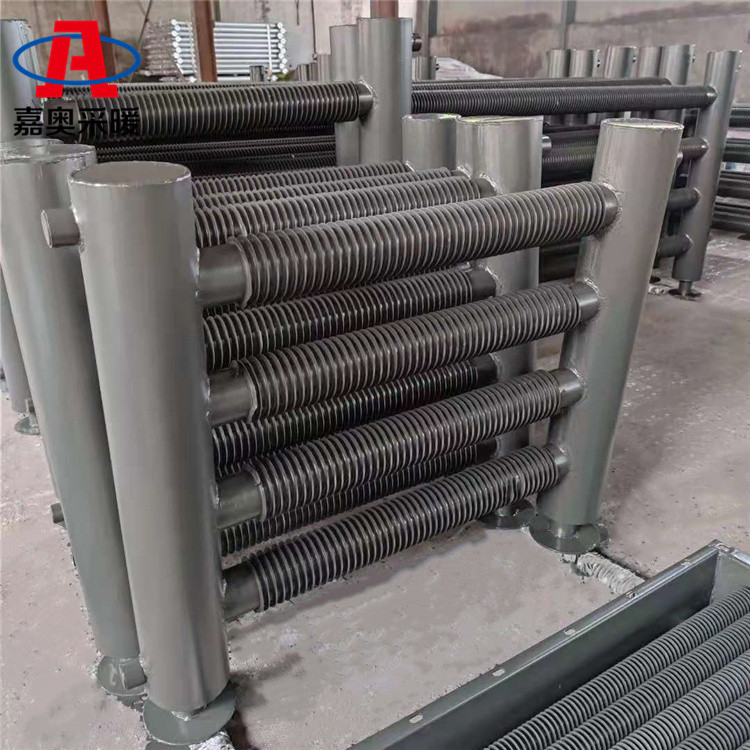 养牛场用钢铝挤压翅片管散热器 暖气片高频焊翅片管无缝管加工