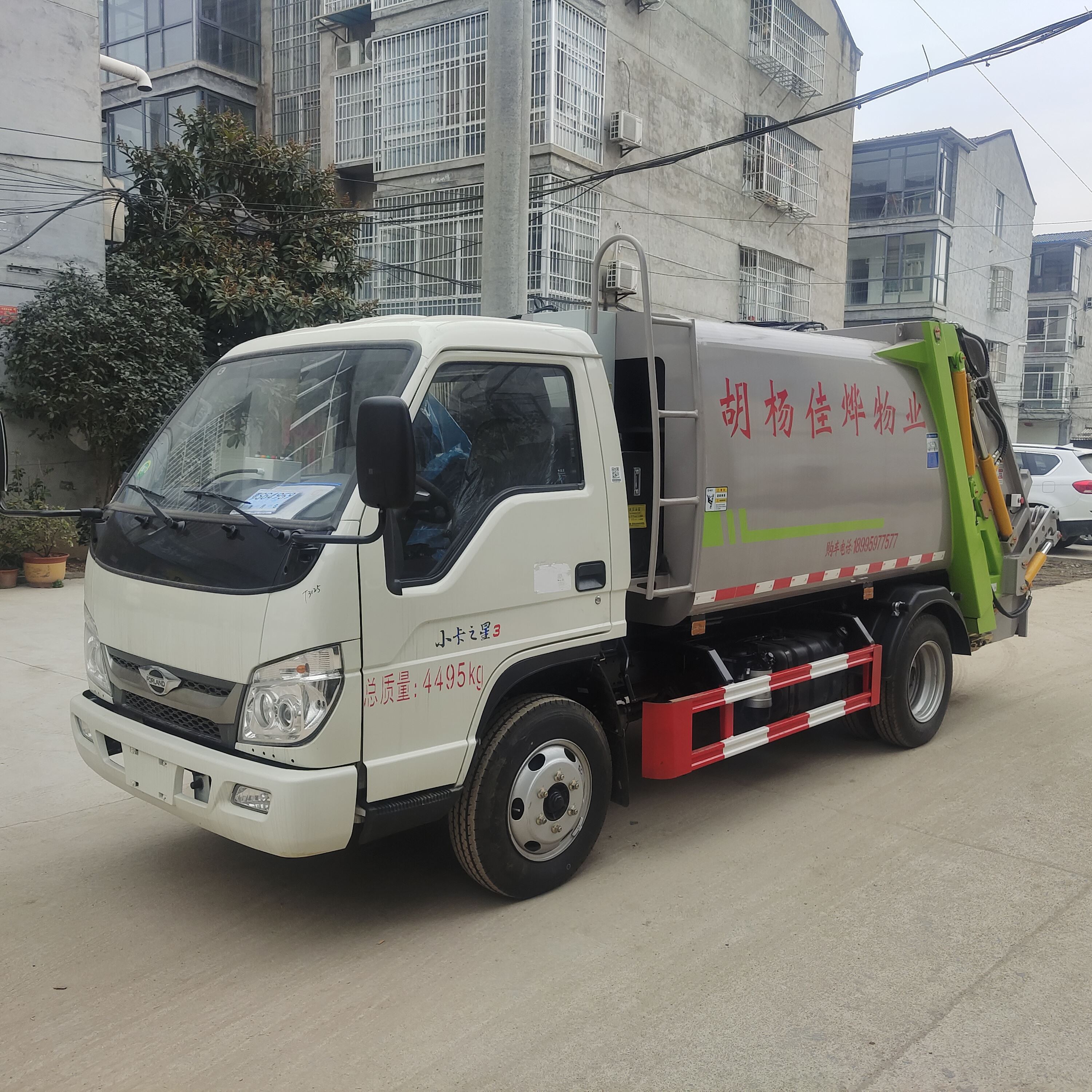 湖南后双桥压缩式垃圾车 全国包安装调试