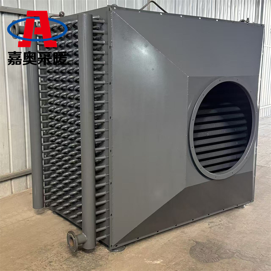 葡萄大棚用SRL蒸汽水换热器 烟气余热换热器图片