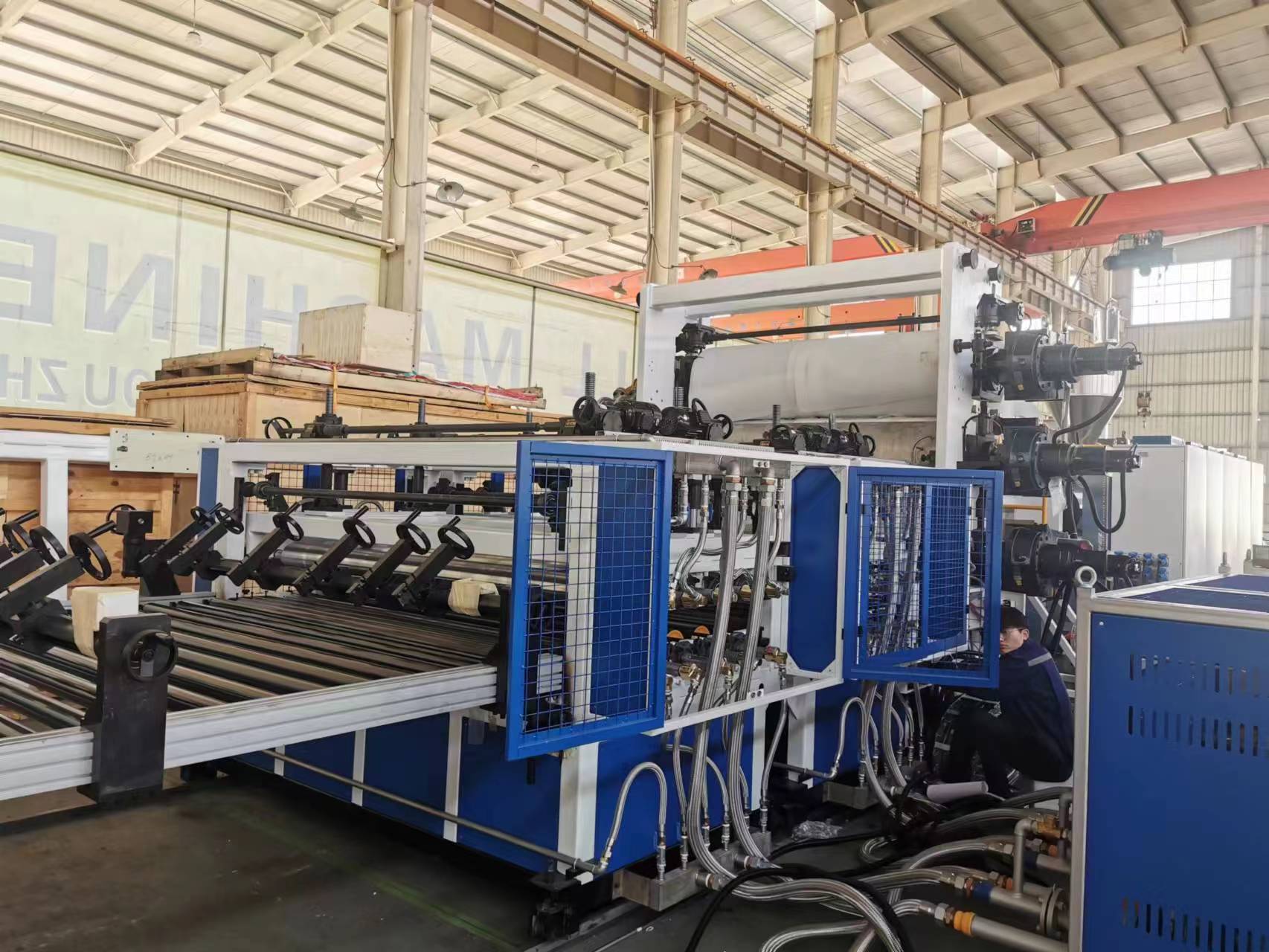 PVDF厚板设备 阀门用 PVDF 板材生产线