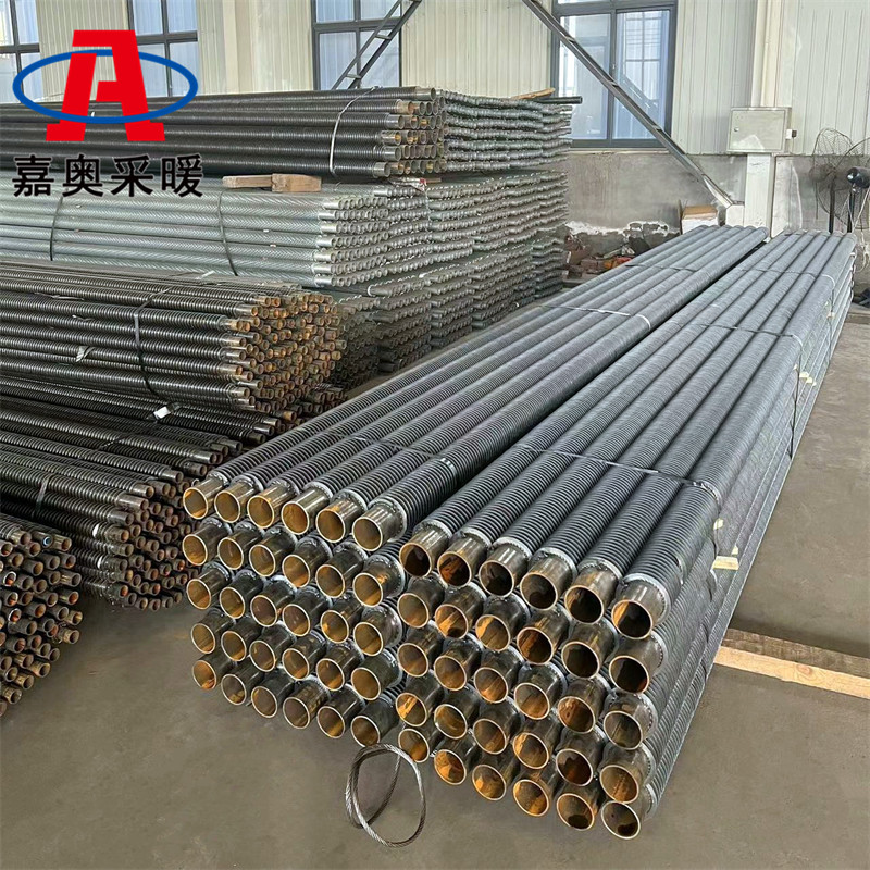 食品、茶叶烘干用大口径翅片管  钢制蒸汽翅片管加工